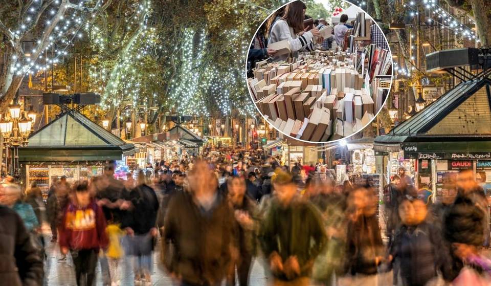 És la Diada de Sant Jordi de la Rambla, però al Nadal: visites gratuïtes a edificis històrics i fira de llibres a Las Ramblas només aquest cap de setmana