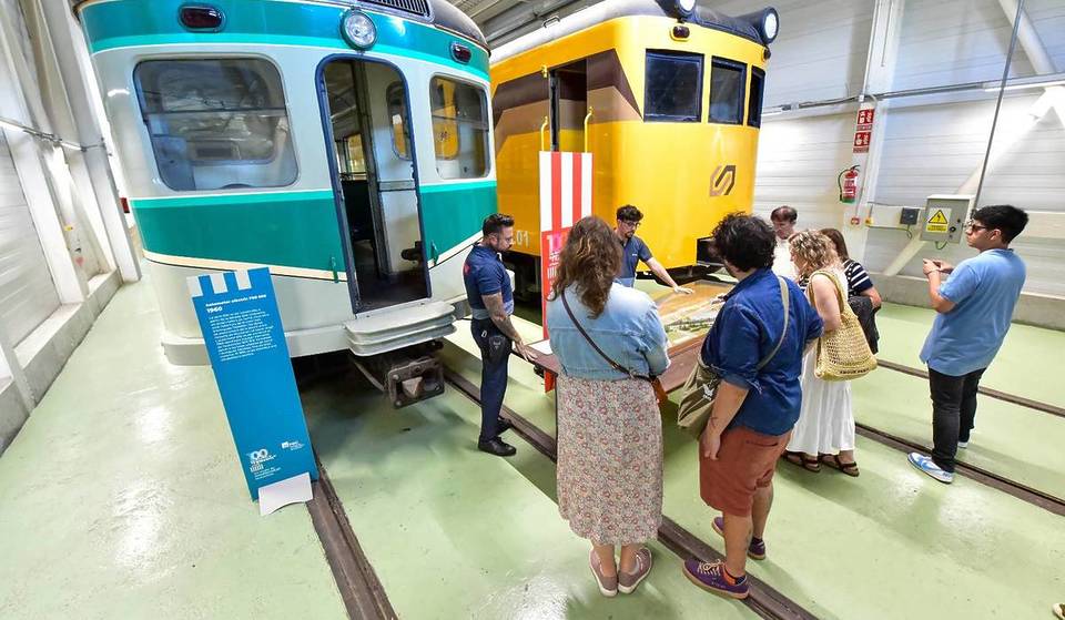 Nur einmal im Monat und kostenlos: So können Sie die unbekannteste Sammlung historischer Züge in Barcelona besuchen