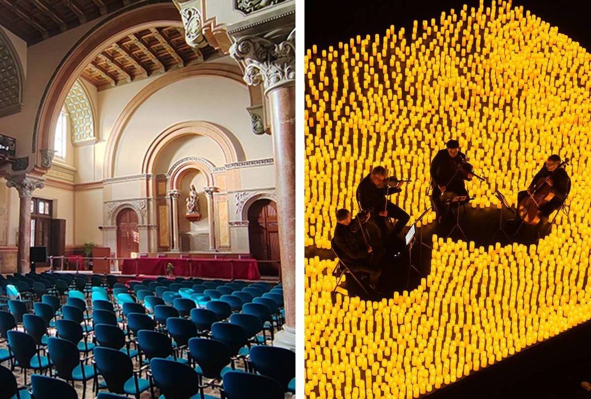 Concierto Candlelight El Señor de los Anillos en la Sala Magna del Seminari Conciliar de Barcelona