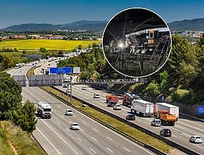 L’AP-7 completamente chiusa per rischio di crollo dopo l’incidente ferroviario: alternative per evitare il blocco in direzione sud