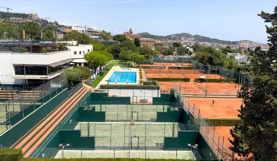 De sociale club in Barcelona waar Shakira en Netflix-acteurs trainen: het heeft een 20e-eeuws herenhuis en een geweldig uitzicht.