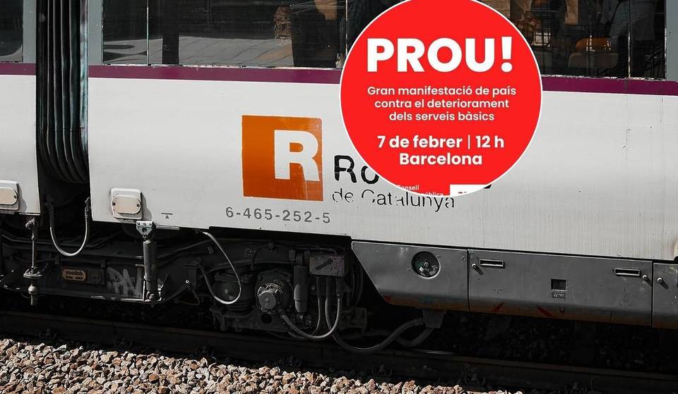 Manifestação contra o caos dos Rodalies a 7 de fevereiro em Barcelona: tudo o que precisa de saber sobre o protesto pelos serviços públicos