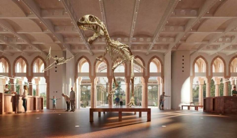 Assim será o Castell dels Tres Dragons da Ciutadella: esqueletos de dinossauros e mamutes, uma nova biblioteca pública e cafetaria com vista para o parque.