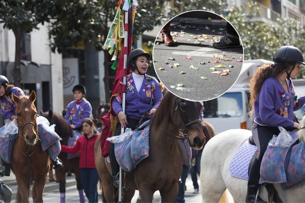 Lluvia de toneladas de caramelos en Barcelona por Sant Medir: todos los desfiles en los barrios de Gracia, La Bordeta y Sarrià a partir de mañana