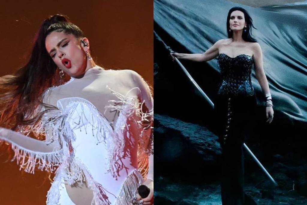 Rosalía y Laura Pausini