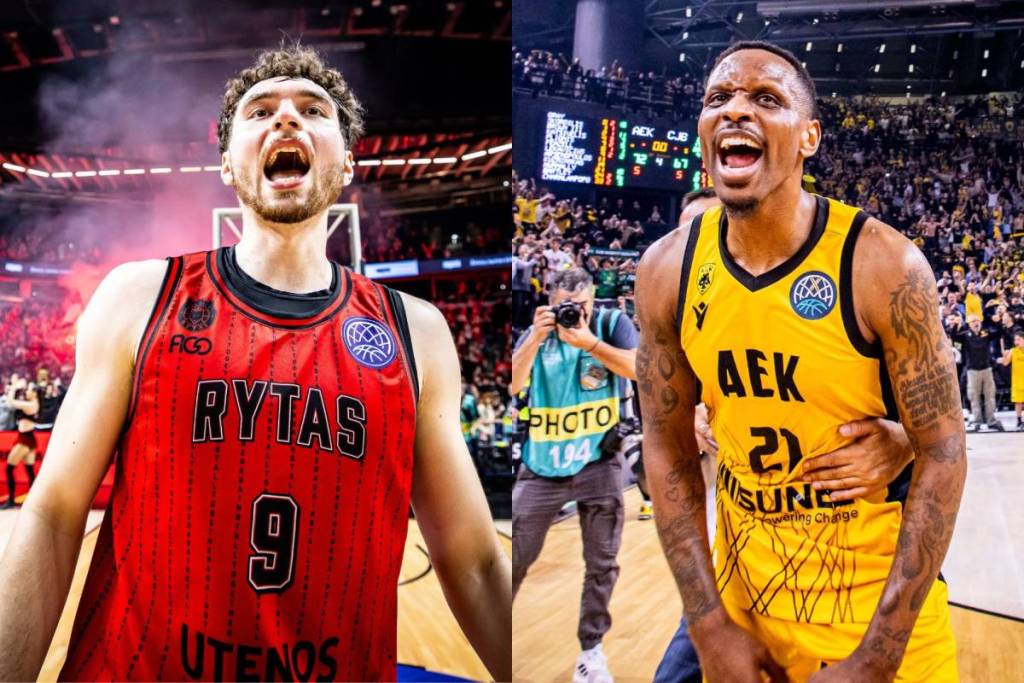AEK BC of Athens and Rytas Vilnius, Basketball Champions League ...