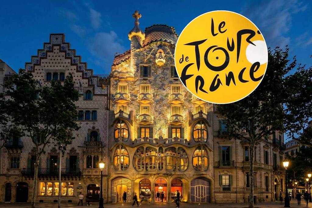 Desde la Sagrada Familia hasta el aeropuerto de El Prat: los más de 70 edificios de Barcelona que se iluminarán de amarillo este jueves por el Tour de Francia