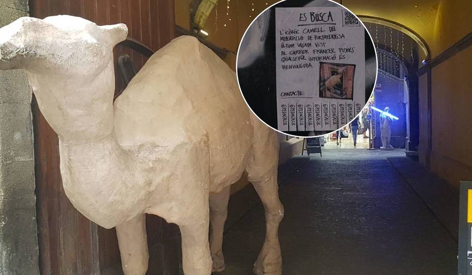 El regreso del ‘Camello’: un documental busca encontrar la figura gigante del animal perdida y rescatar el alma del Mercadillo de Portaferrissa  (y tú puedes ayudar con solo 15 euros)