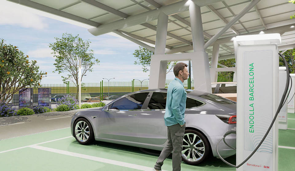 300 coches eléctricos al día cargados en 15 minutos: Barcelona tendrá su primera «electrolinera» ultra rápida
