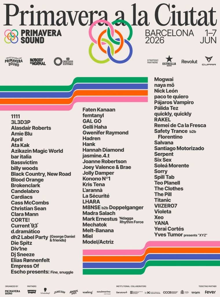 primavera en la ciudad 2026 cartel