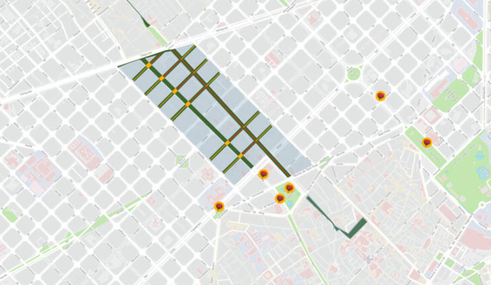 Sant Jordi 2026 sem carros: todas as ruas fechadas, estações de Bicing canceladas e vias que podes usar para atravessar o centro de Barcelona
