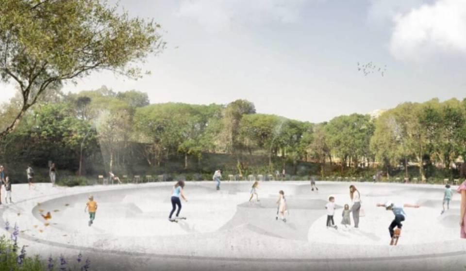 O Eixample vai inaugurar em 2027 o seu primeiro grande circuito de patinagem e lazer ativo: todos os detalhes da remodelação da Praça Pablo Neruda