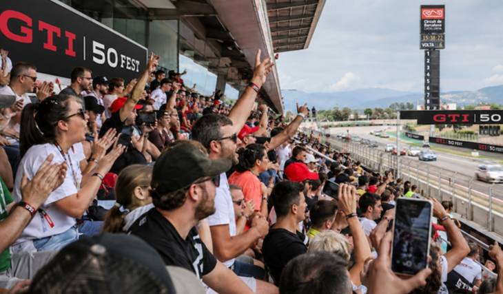 GTI 50 Fest: Volkswagen convierte Montmeló en la gran fiesta del motor