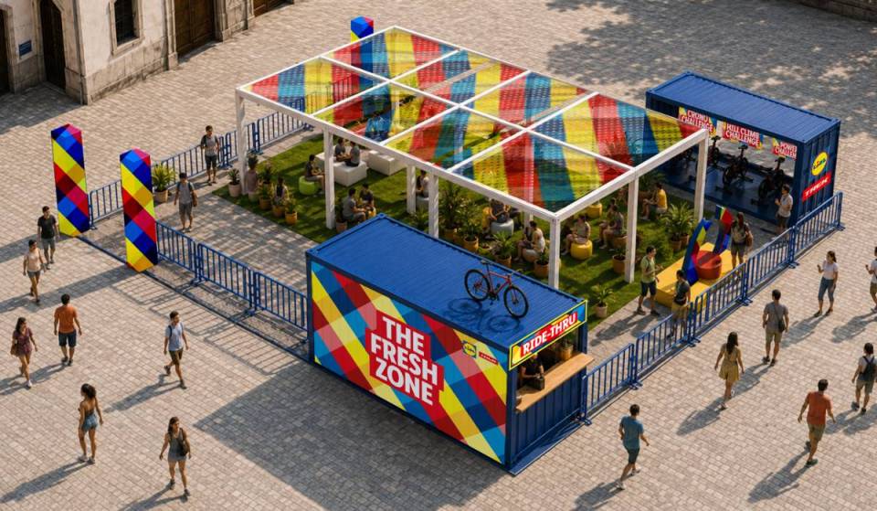 A podium and cycling challenges right by the sea: Lidl-Trek’s free event in Barceloneta where you can train like a pro