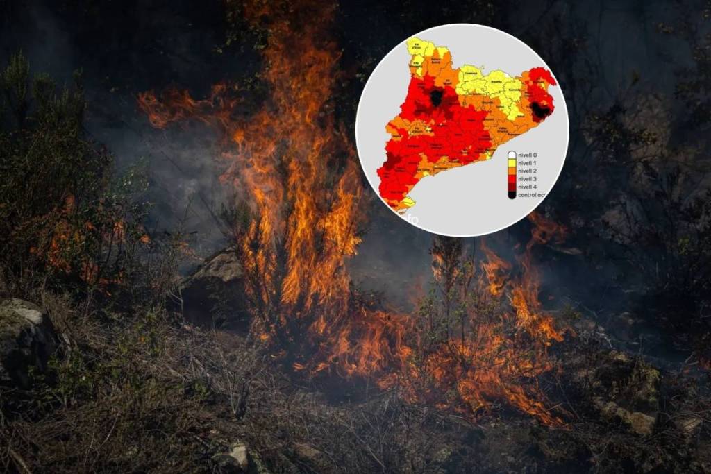 Incendio en Las Gavarres: carreteras cortadas y estado del fuego