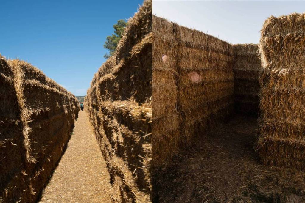 Das größte Labyrinth Kataloniens ist kostenlos und öffnet diesen Freitag: Es besteht aus über 1.000 Strohballen