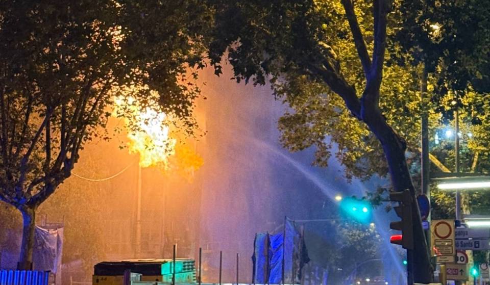 Incêndio causado por fuga de gás em Sants extinto após 12 horas a arder: últimas notícias sobre o incêndio no metro
