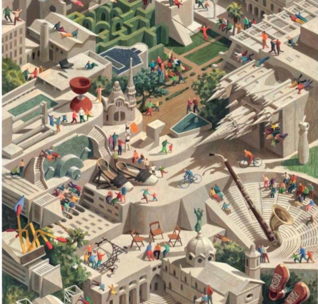 Das Plakat zur Mercè 2026 gibt’s umsonst: Die drei Orte, an denen du es abholen kannst, bevor der Vorrat aufgebraucht ist (und ein weiterer, an dem du es als riesiges Wandbild sehen kannst)