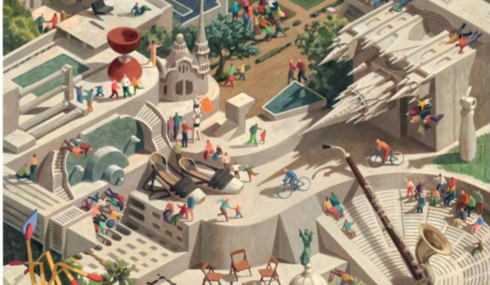 El cartel de la Mercè 2026 se puede conseguir gratis: los tres sitios donde recogerlo antes de que se acabe (y otro donde verlo en formato mural gigante)