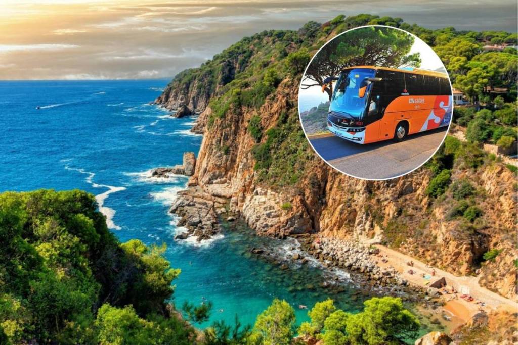 Como chegar de autocarro às enseadas mais inacessíveis da Costa Brava, onde o comboio não chega: linhas, destinos, horários e estradas