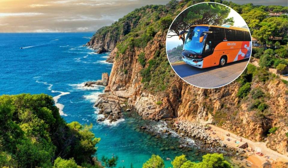 Come arrivare in autobus alle calette più impervie della Costa Brava dove il treno non arriva: linee, destinazioni, orari e percorsi