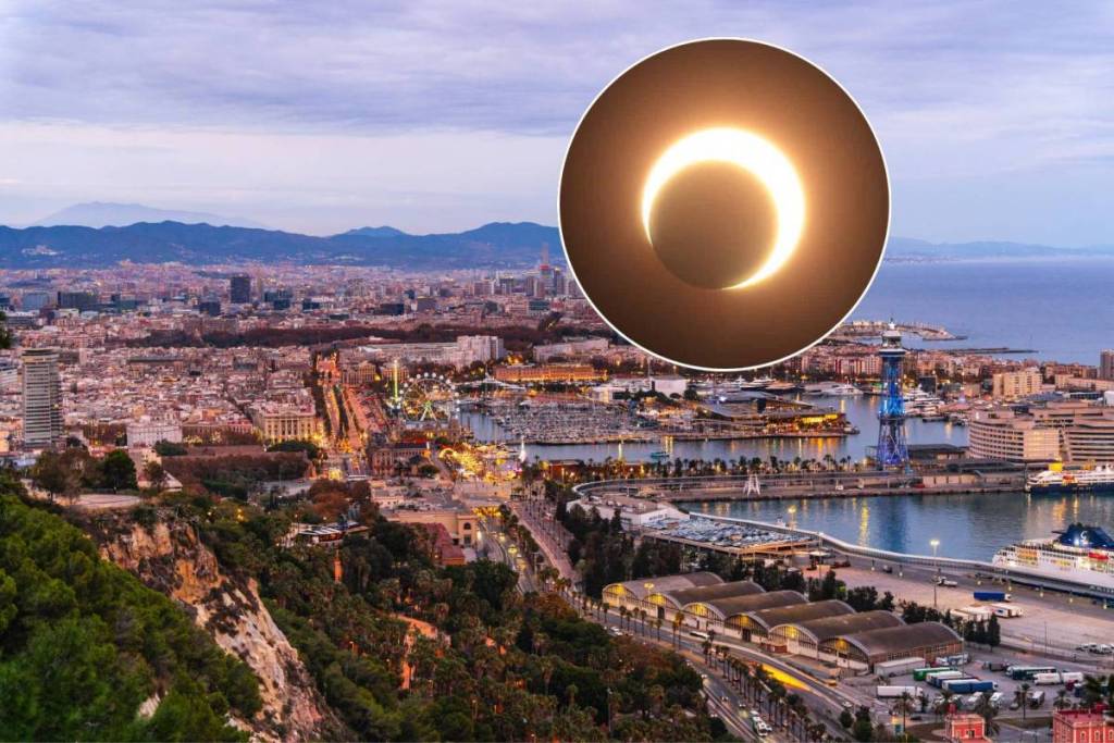 Estareu a Barcelona el dia de l’eclipsi? Punts d’observació públics, terrasses d’hotel i fins i tot excursions en vaixell per presenciar el fenomen sense sortir de la ciutat el 12 d’agost