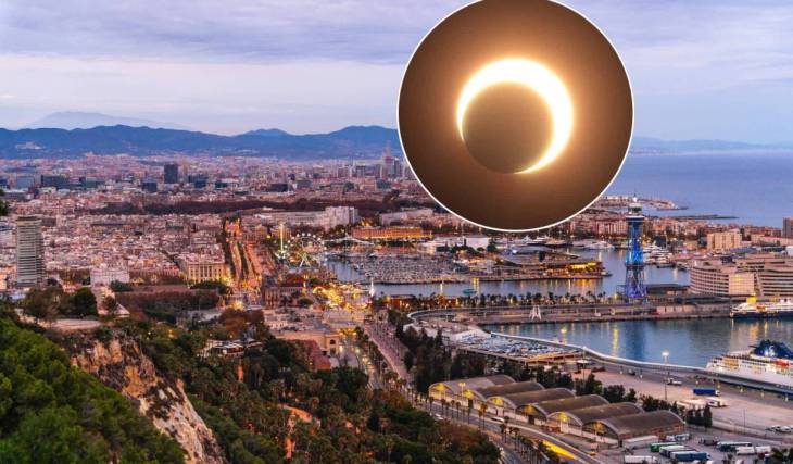 ¿Te quedas en Barcelona el día del eclipse? Miradores públicos, terrazas de hoteles y hasta paseos en barco para ver el fenómeno sin salir de la ciudad este 12 de agosto