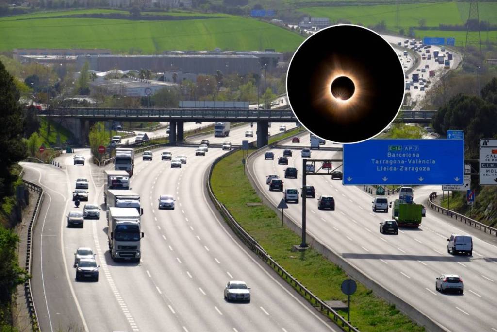 Restriccions de trànsit per l’eclipsi a Catalunya: 700 agents, prohibició de camions a l’AP-7 i aparcaments especials