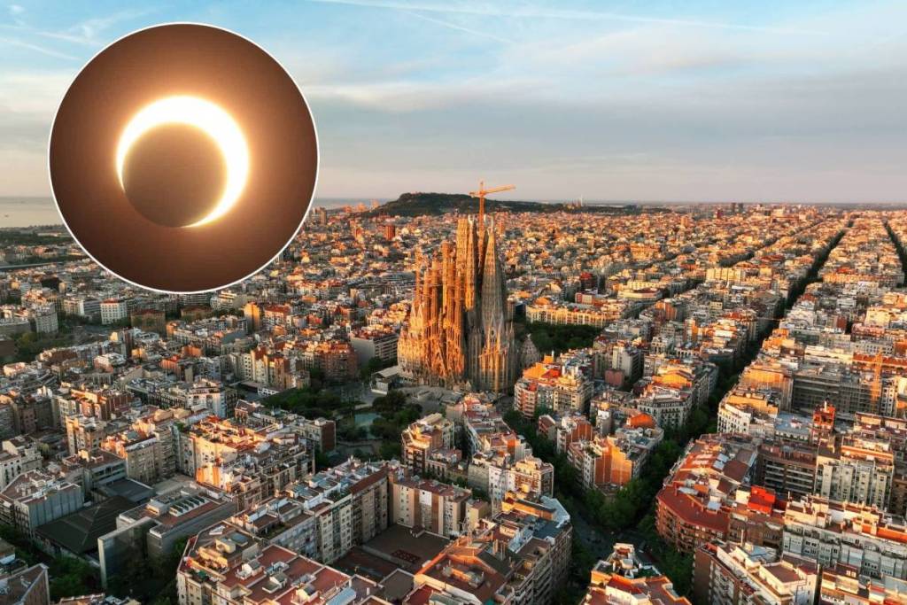 Barcellona vivrà una nuova eclissi di due ore nell’agosto del 2027: ecco i posti migliori per vederla in Catalogna