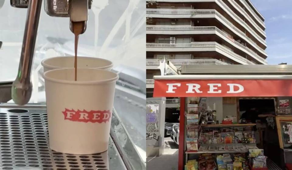 Ni ventiladors ni samarretes per a turistes: FRED obre, la nova llibreria de Barcelona que recupera els diaris tradicionals i les cromos, tot afegint-hi una màquina d’espresso a preus assequibles