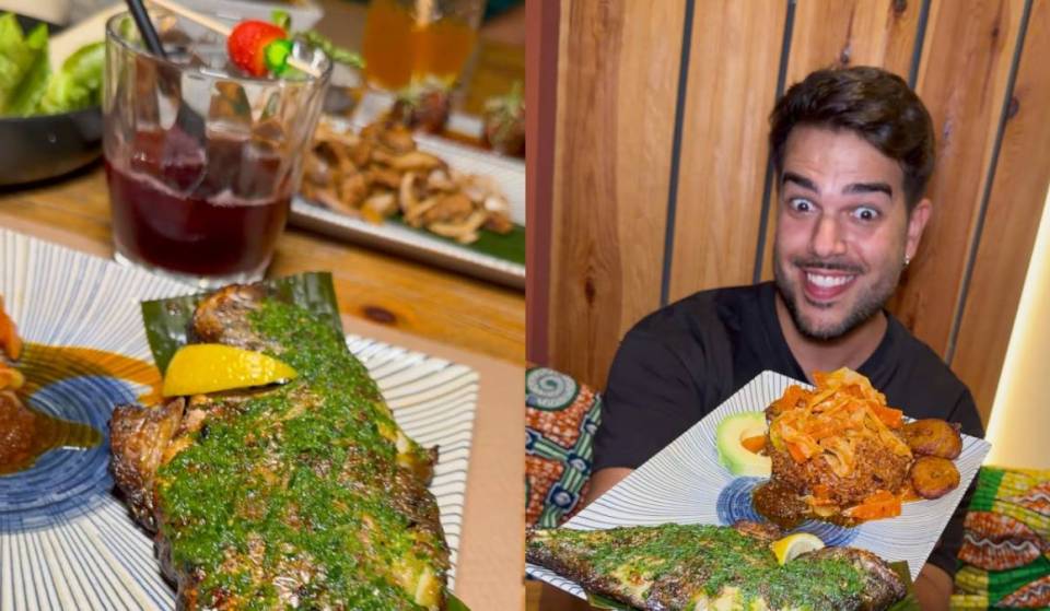 Ni una sola cuberteria: el restaurant Kabongo al carrer València, on et rentes les mans a taula per tastar el fufu tradicional per uns 40 euros