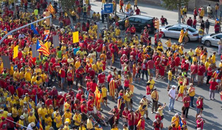 Diada de Catalunya op 11 september in Barcelona: route van de demonstratie en afgesloten straten