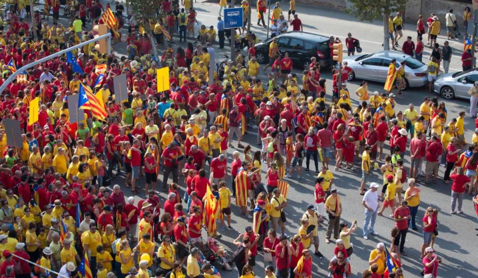 Diada de Catalunya op 11 september in Barcelona: route van de demonstratie en afgesloten straten