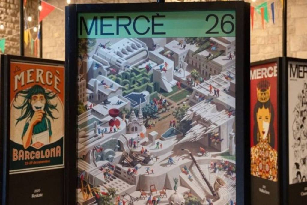 Solo hasta el 12 de octubre y con entrada gratis: la exposición que recorre la historia de Barcelona a través de los carteles de La Mercè