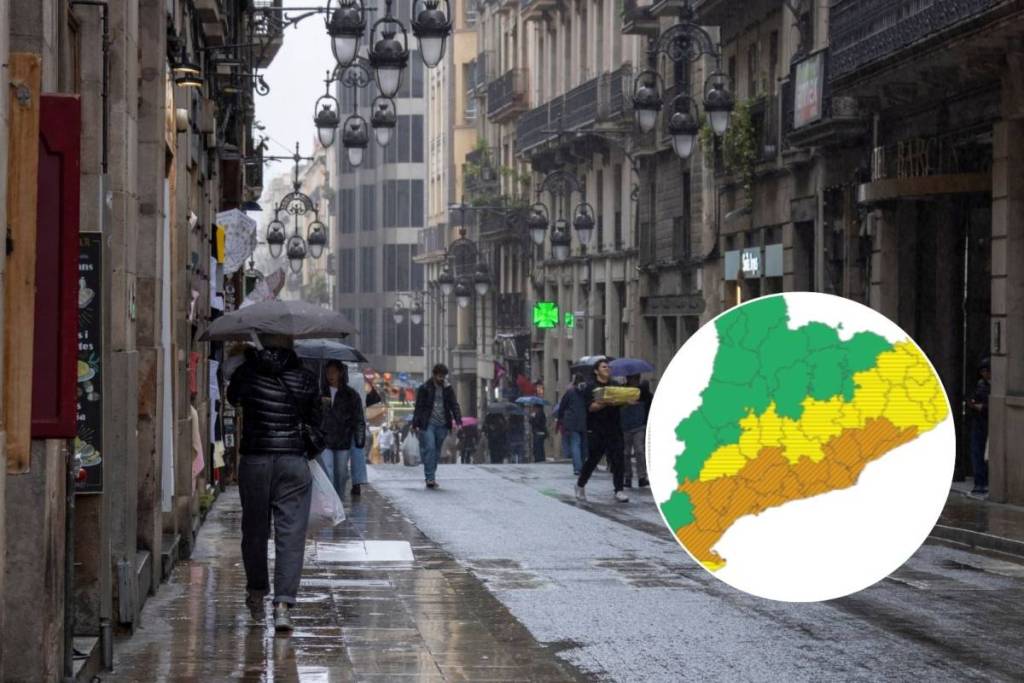 Orange alert along the entire Catalan coast: the Inuncat plan has been activated due to extreme rainfall of up to 150 l/m² in some areas of Barcelona