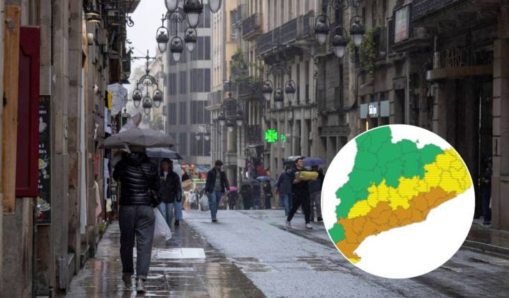 Alerta naranja en la costa de Catalunya: activado el plan Inuncat por lluvias extremas con hasta 150 l/m² en puntos de Barcelona