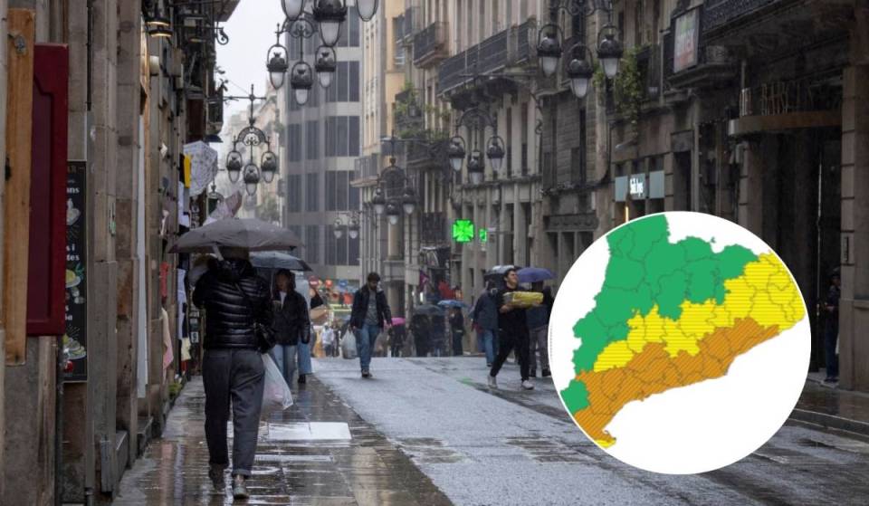 Orange alert along the entire Catalan coast: the Inuncat plan has been activated due to extreme rainfall of up to 150 l/m² in some areas of Barcelona