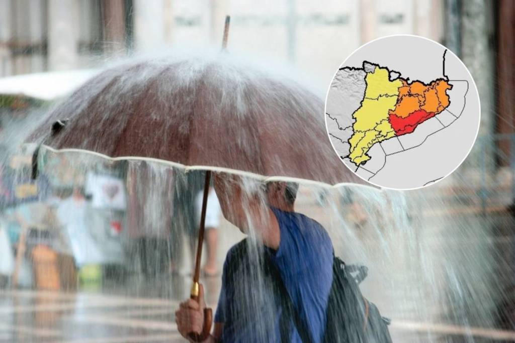 Red Alert for Torrential Rain in Barcelona: Restrictions, Traffic Jams, and Suspension of Trains and Flights