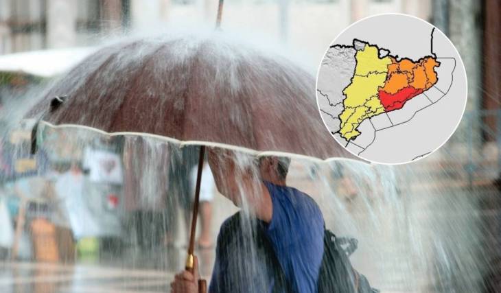 Alerta roja por lluvias torrenciales en Barcelona: restricciones, atascos y susp