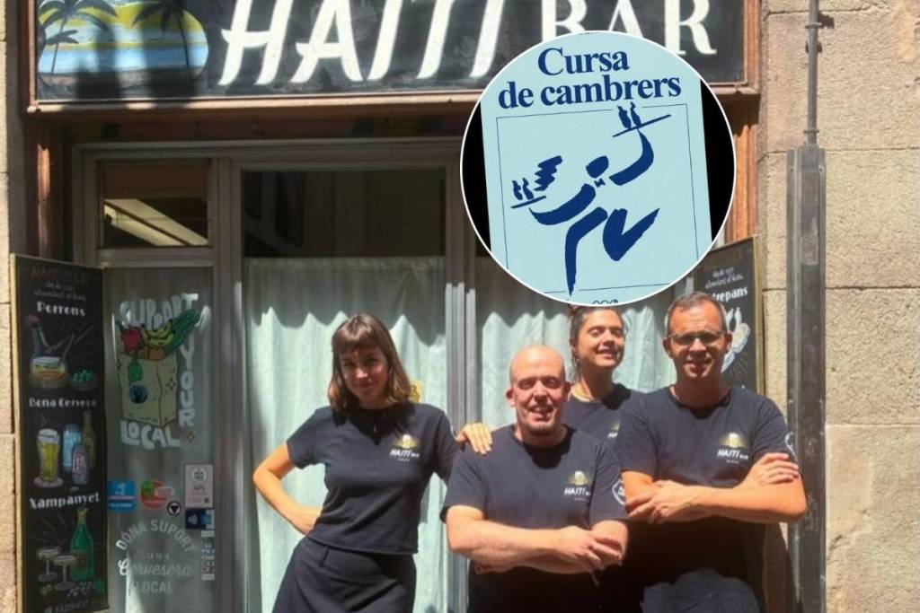 Barcelona revives its historic “Waiters’ Race”: the Gastronomic Olympics held at the bar tucked away in a theater in the Born district