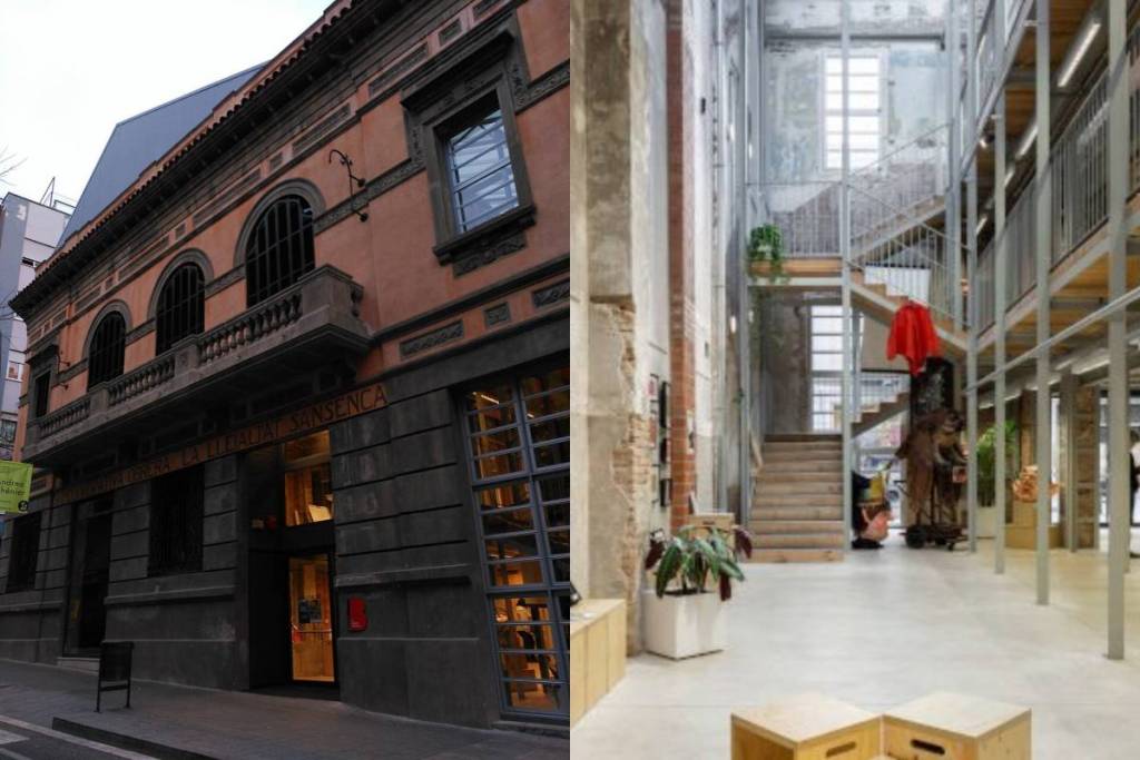 Construida en 1927, fue la «casa de la moneda» de Sants, fábrica de turrones y sala de fiestas; ahora revive como centro cultural con teatro, exposiciones y conciertos