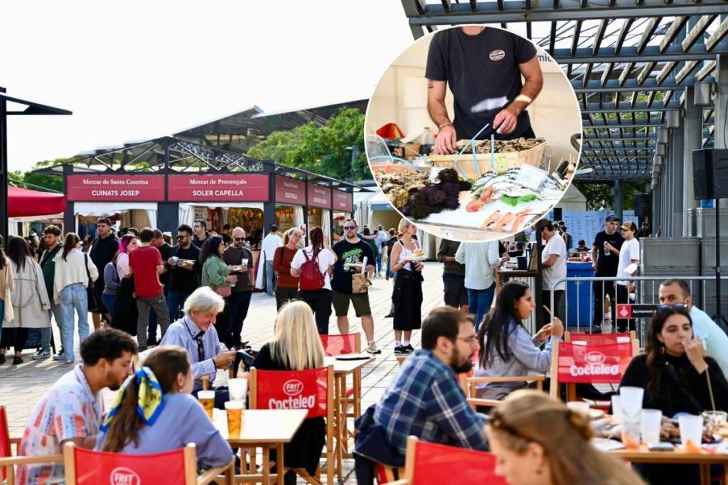 Free grills to cook your own purchases, Korean food for 4 euros, and Disfutar’s chefs cooking outdoors: that’s what the 15th anniversary of the Mercat de Mercats will look like this weekend