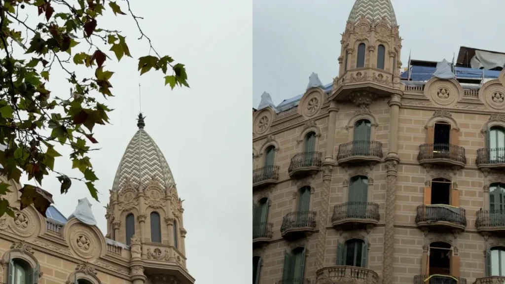 Vuelven tras más de un siglo de ausencia: la Casa Enric Llorens de Barcelona recupera sus dos espectaculares torreones originales en la calle Enric Granados