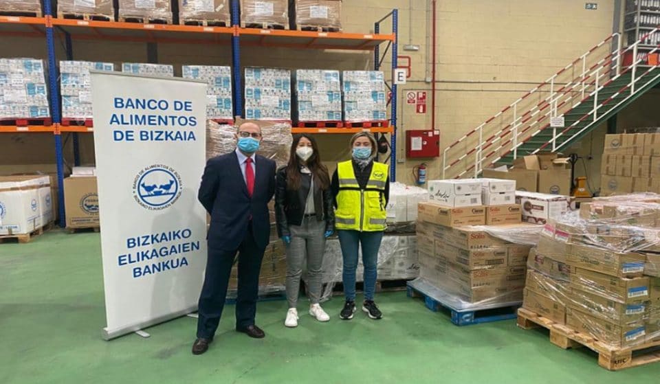 El Banco de Alimentos de Bizkaia ayudó a un 30% más de gente durante el confinamiento