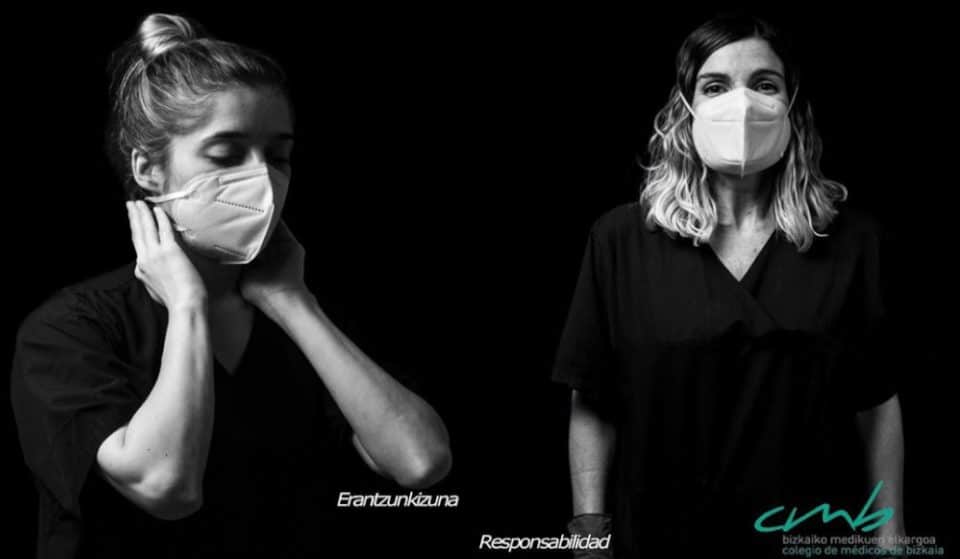 Esta exposición en Metro Bilbao homenajea al personal sanitario y a pacientes de la pandemia