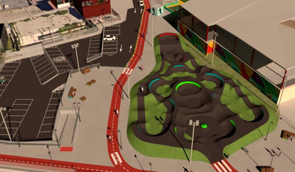 El Ayuntamiento regenera Punta Zorrotza con el primer Pump Track de Bilbao