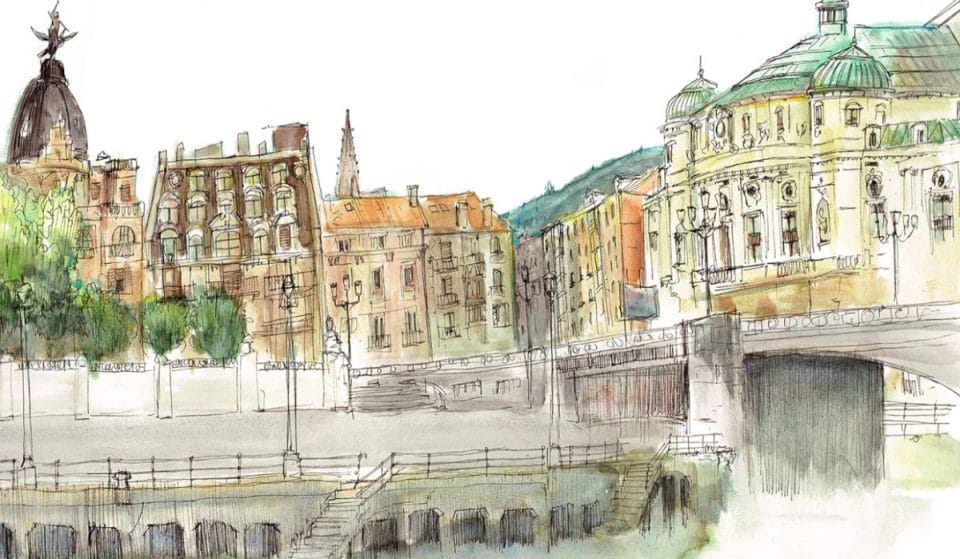 Bilbao en dibujo: así es la Villa desde la perspectiva más artística
