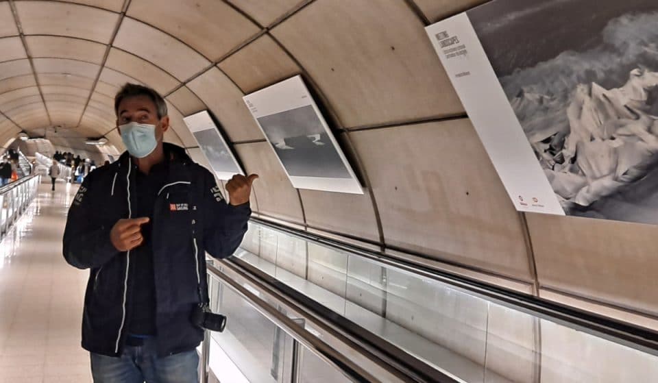 Metro Bilbao ofrece una exposición sobre el cambio climático en la estación del Casco Viejo