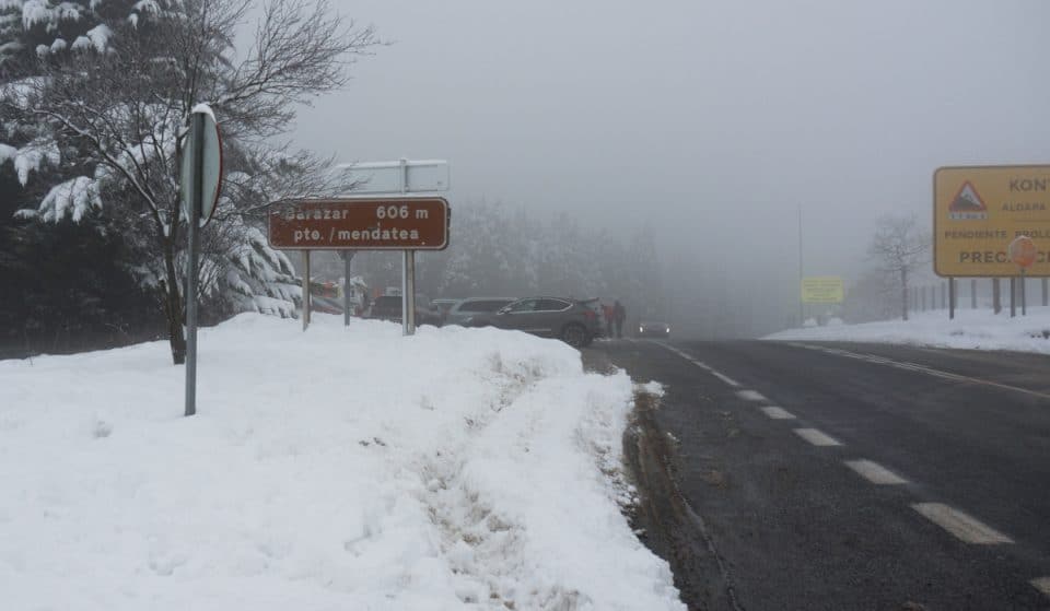 La cota de nieve bajará a 200 metros este viernes en Euskadi