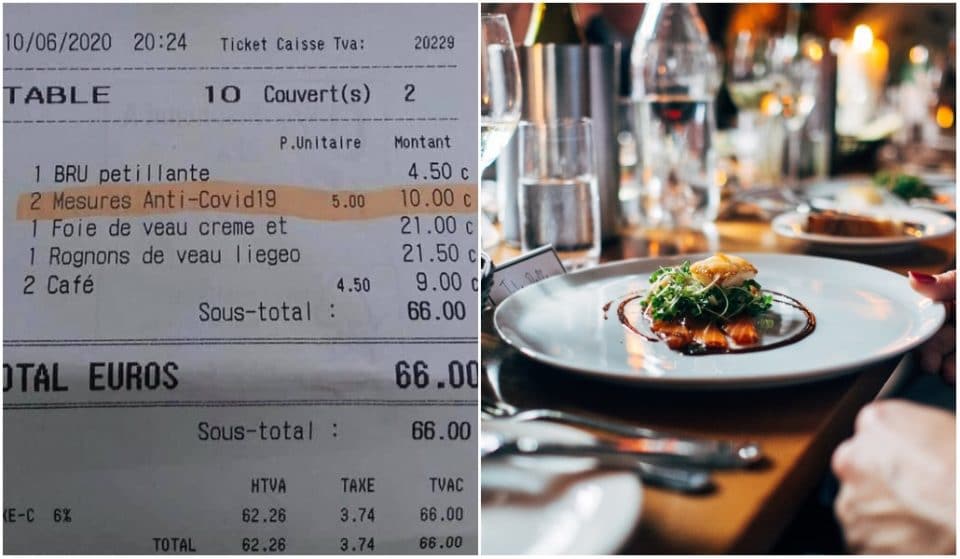 À Bruxelles, un restaurant impose une taxe anti-Covid de 5 euros !
